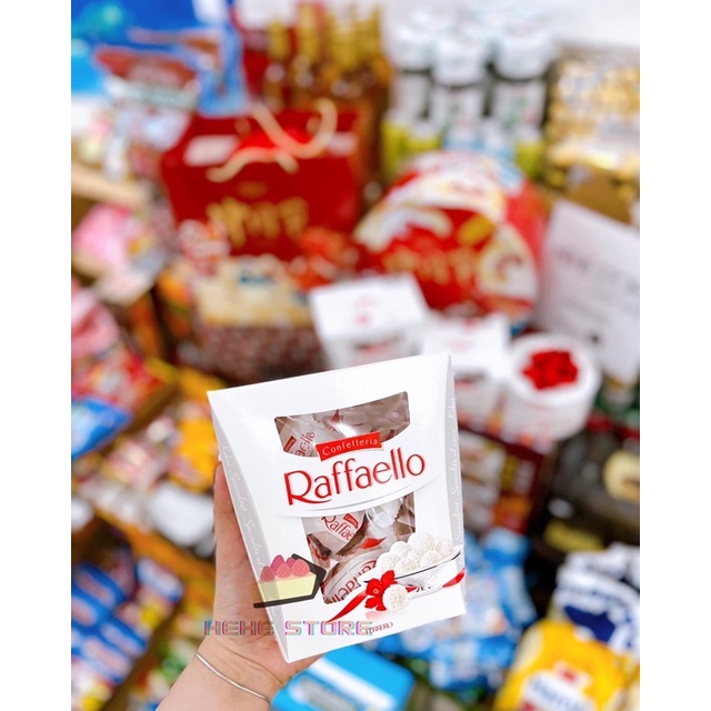 Raffaello dừa Nga socola dừa hộp nơ 100g Date xa