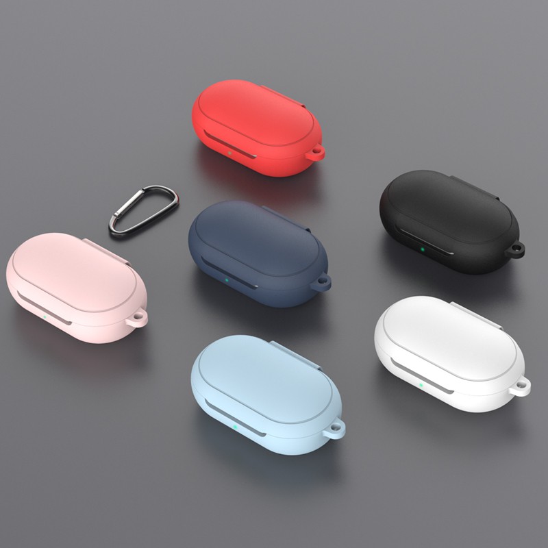 Hộp Đựng Tai Nghe Chống Sốc Chống Nước Màu Đen Bằng Silicone Cho Samsung Galaxy Bud 2019