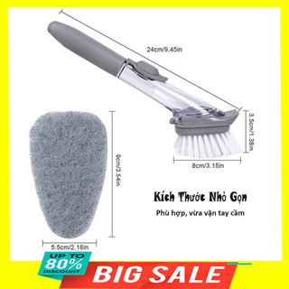 Cọ xoong nồi có bình xịt (kích thước 24x10x4cm)