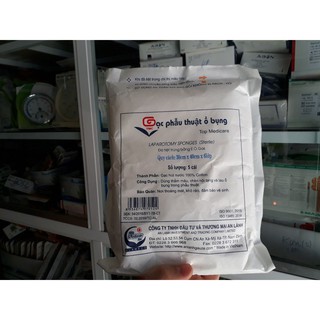 Gạc Phẫu Thuật. Gói 10 cái