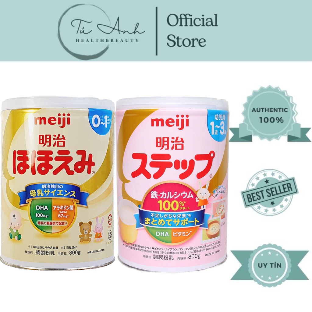 Sữa Meiji nội địa Nhật số 0-1 và số 1-3 800g thumbnail