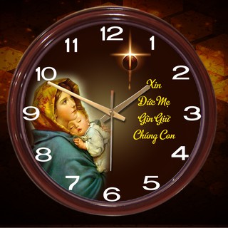 Đồng Hồ Công Giáo Thiên Chúa - Đức Mẹ Hằng Cứu Giúp- Mẫu 17