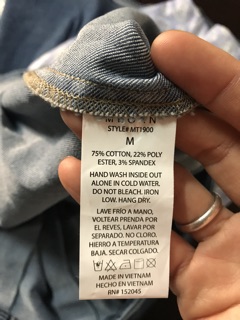Chân váy jeans denim Xếp Ly Nữ