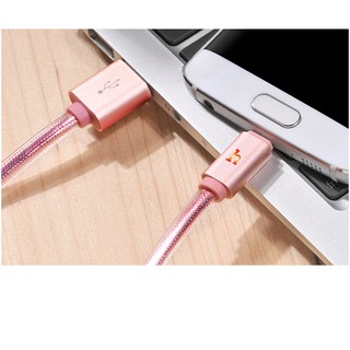 Cáp Hoco UPM12 Micro USB 1m2 Chống đứt gãy có Led