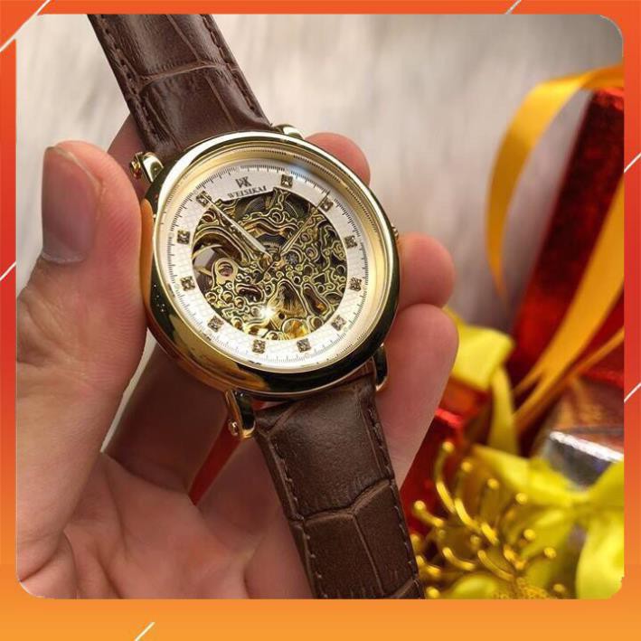 Đồng hồ nam chính hãng automatic hiệu WEISIKAI - Bảo hành 2 năm