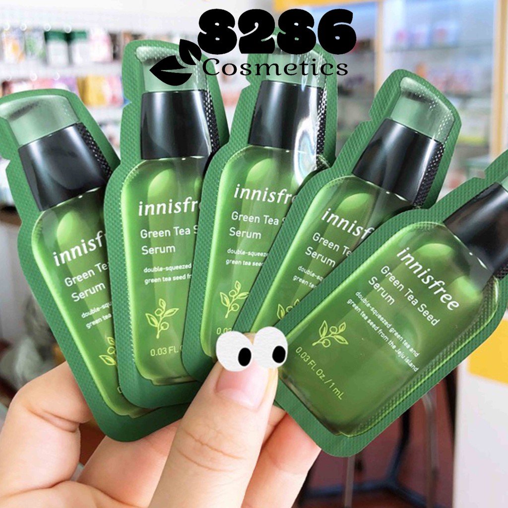 [Có sẵn] 1 gói serum trà xanh innisfree 1ml (hàng chính hãng date mới)