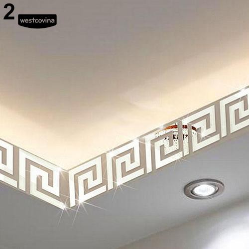 Sticker dán tường tráng gương dùng trang trí