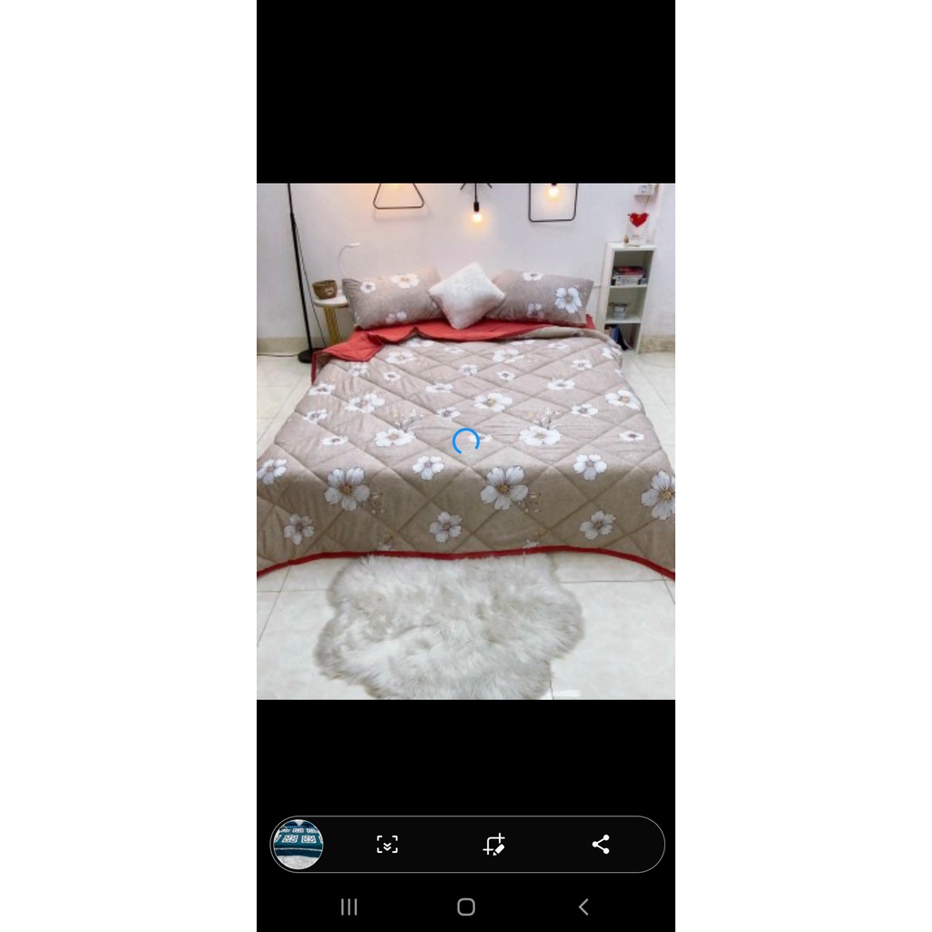 Bộ chăn hè, ga gối đũi 5 món