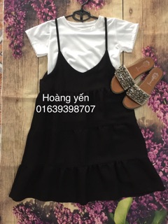 Set váy bầu bí bon chen nha