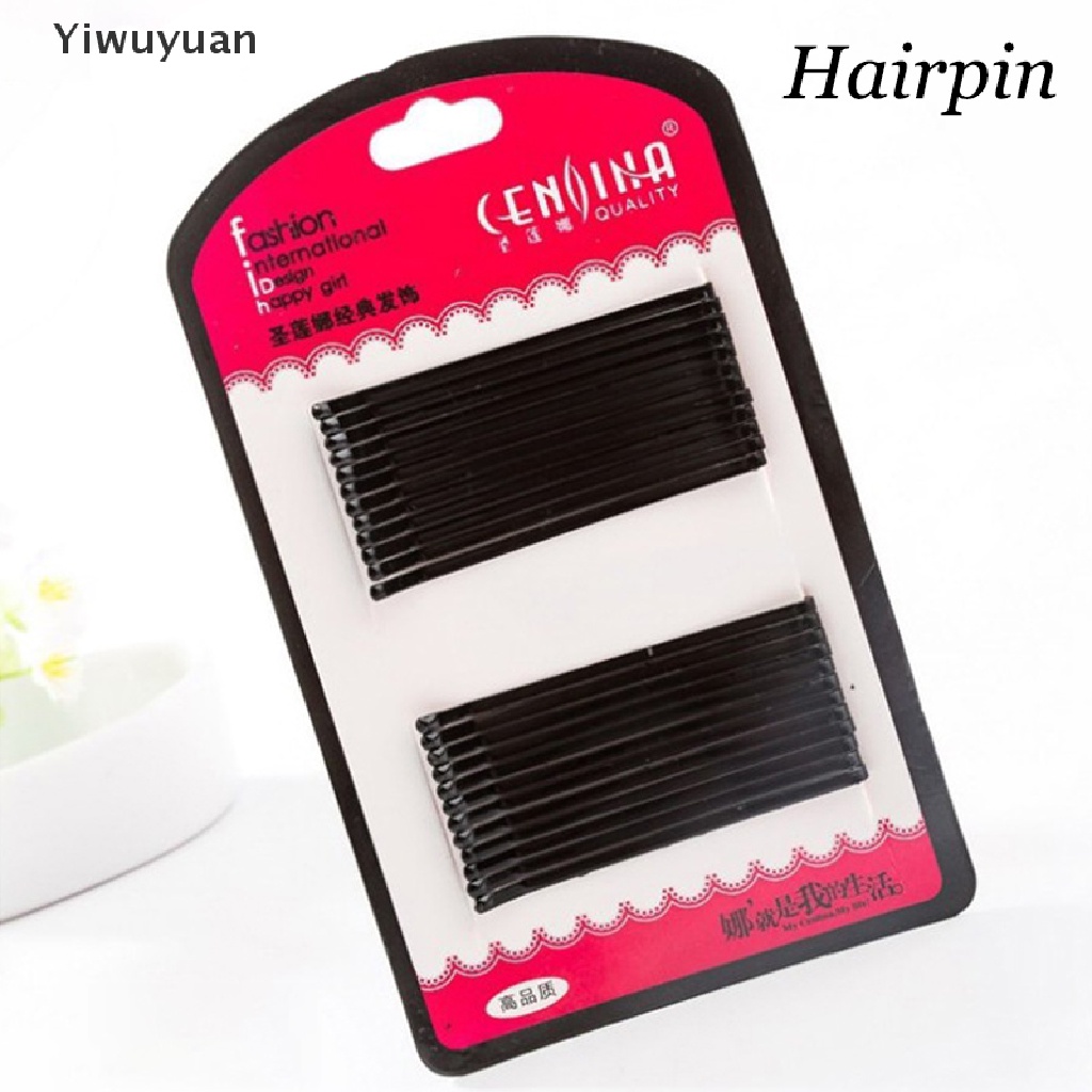 Bộ 20 Kẹp Tóc Kim Loại Hình Chữ U Màu Đen