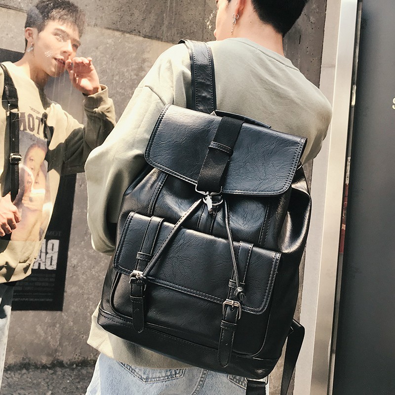 Balo Da Thời Trang Hàn Quốc GU6880 🍀Chất Da Cao Cấp Kiểu Dáng Hàn Quốc