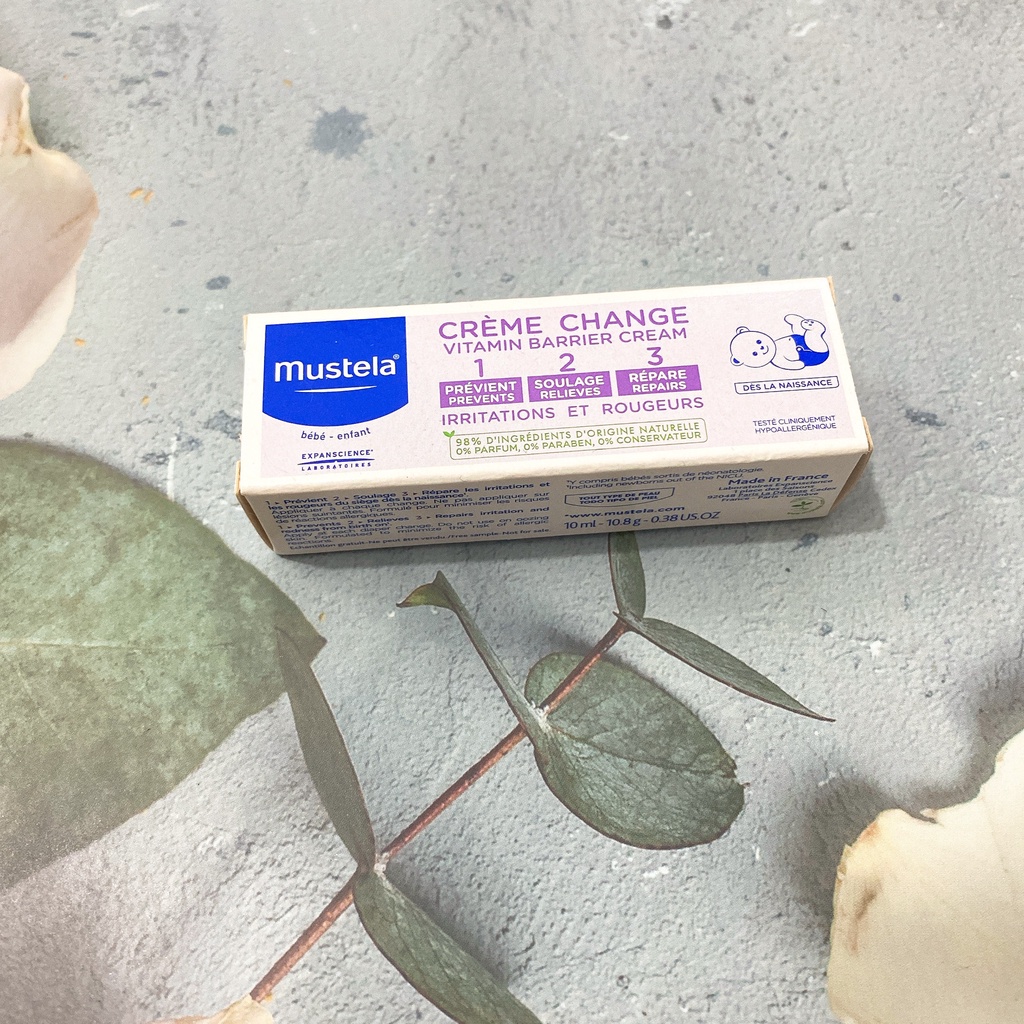 Kem Trị Hăm Tã Cho Trẻ Sơ Sinh &amp; Em Bé Mustela (10ml)