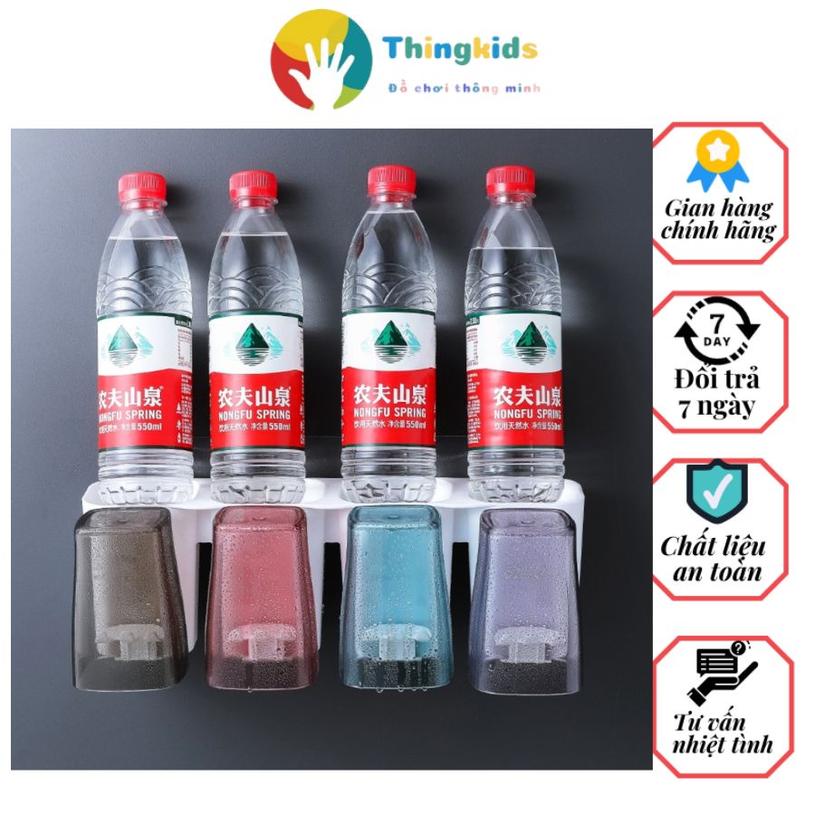 Để kem đánh răng loại 2 3 4 cốc mầu ecoco - Thingkids