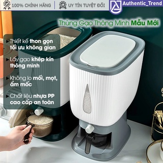 THÙNG ĐỰNG GẠO / NGŨ CỐC Tiện Lợi Chống Ẩm Mốc, Mối Mọt Tiết Kiệm Không Gian 10kg