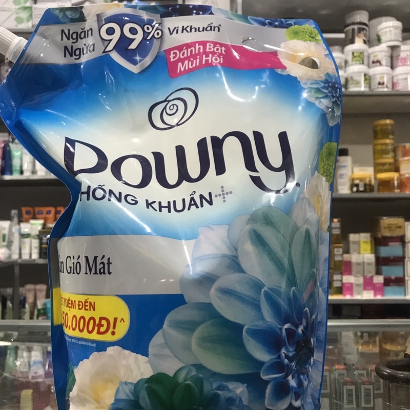 Nước xả vải đậm đặc Downy làn gió mát túi 3 lít