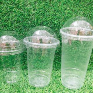 [RẺ VÔ ĐỊCH] COMBO 50 LY  NHỰA NẮP CẦU/LY CÀ PHÊ/LY TRÀ SỮA ly trơn không hình