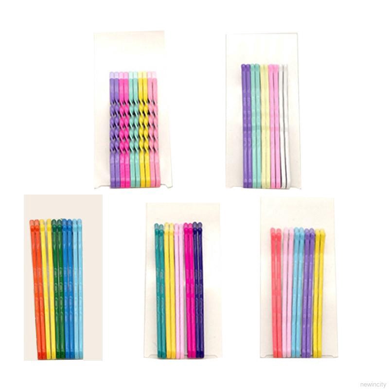 Set 10 kẹp tóc nhiều màu dễ thương cho bé gái