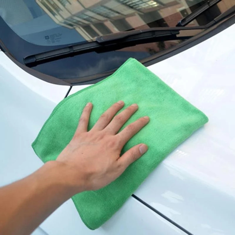 MICROFIBER Set 10 Khăn Vi Sợi Siêu Thấm Hút Vệ Sinh Đa Năng