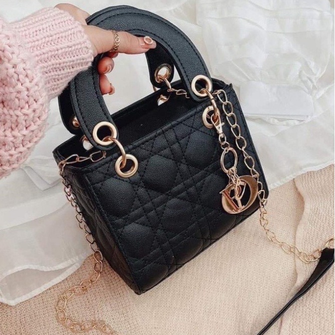 Túi xách nữ đeo chéo công sở thời trang cao cấp đẹp đi chơi giá rẻ dior dáng vuông HouSa041