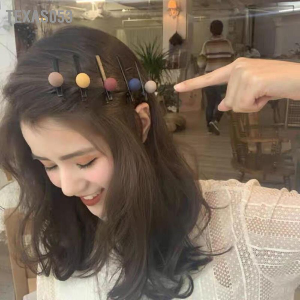 Texas053 Frosted Hair Clips Brilliant Colors Ins Style Cute for Cloth Decoration Gifts