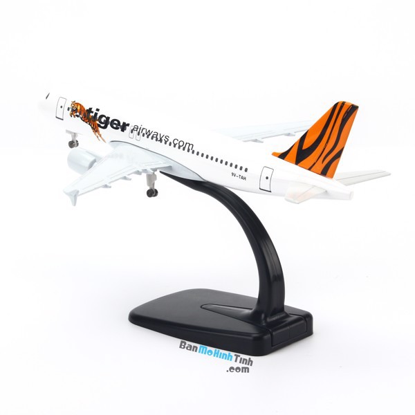 Mô hình máy bay Tiger Air Airbus A320 20cm Everfly