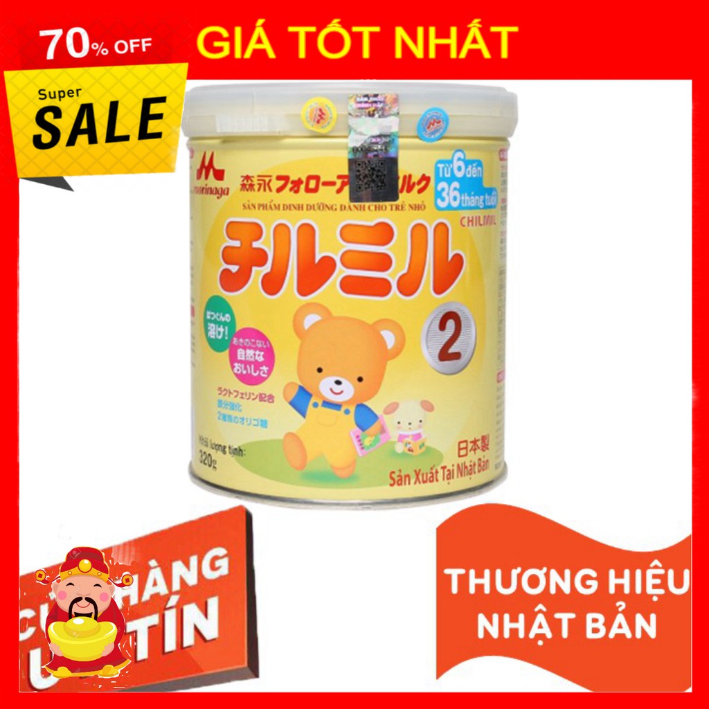 [ GIÁ TỐT NHẤT ]  Morinaga 2 (320g) nhập khẩu, hỗ trợ phát triển trí não, hệ tiêu hóa hoạt động tốt, tăng cường hệ miễn