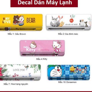 (loại 1 ) TỔNG HỢP DECAL DÁN MÁY LẠNH - MÁY ĐIỀU HÒA - DÁN FULL KÍN T&T