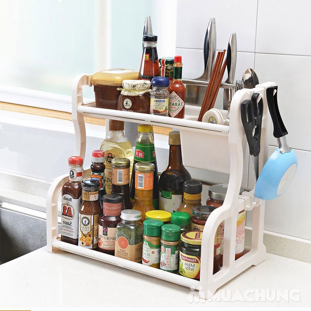 Kệ Gia Vị Nhà Bếp ⚡️ 𝐅𝐑𝐄𝐄 𝐒𝐇𝐈𝐏 ⚡️ Giá Để Đồ Dùng Phòng Bếp, Để Đồ Đa Năng, Tiết Kiệm Diện Tích | BigBuy360 - bigbuy360.vn