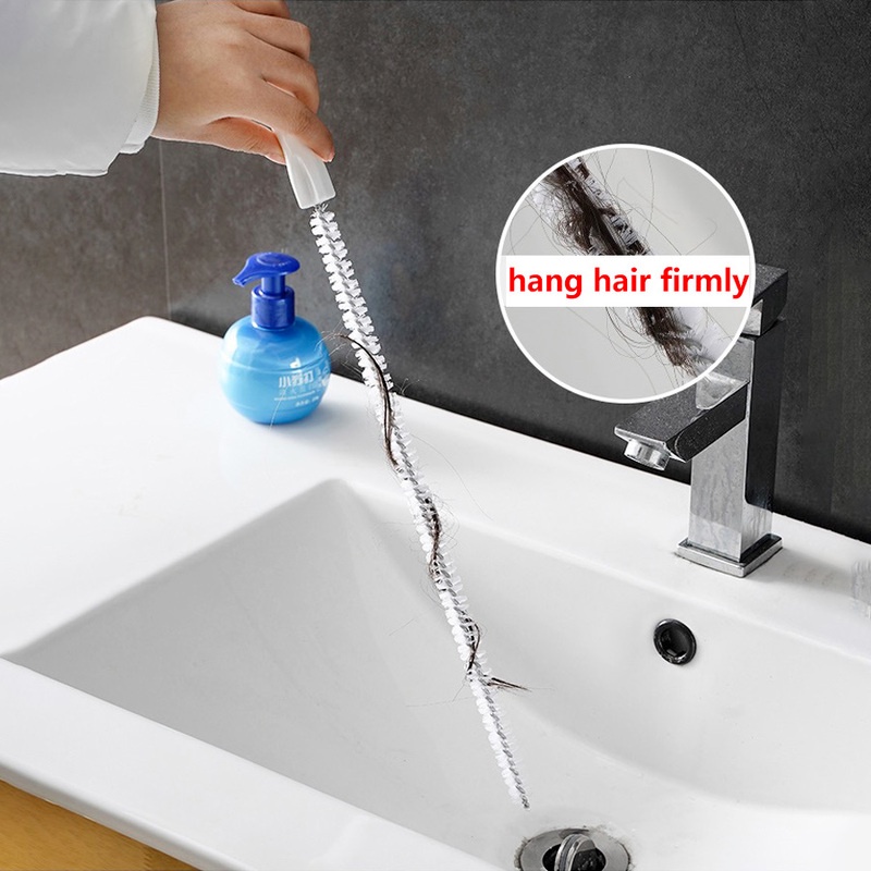 Bàn Chải Thông Ống Thoát Nước Chống Tắc Nghẽn Có Thể Tái Sử Dụng Tiện Lợi