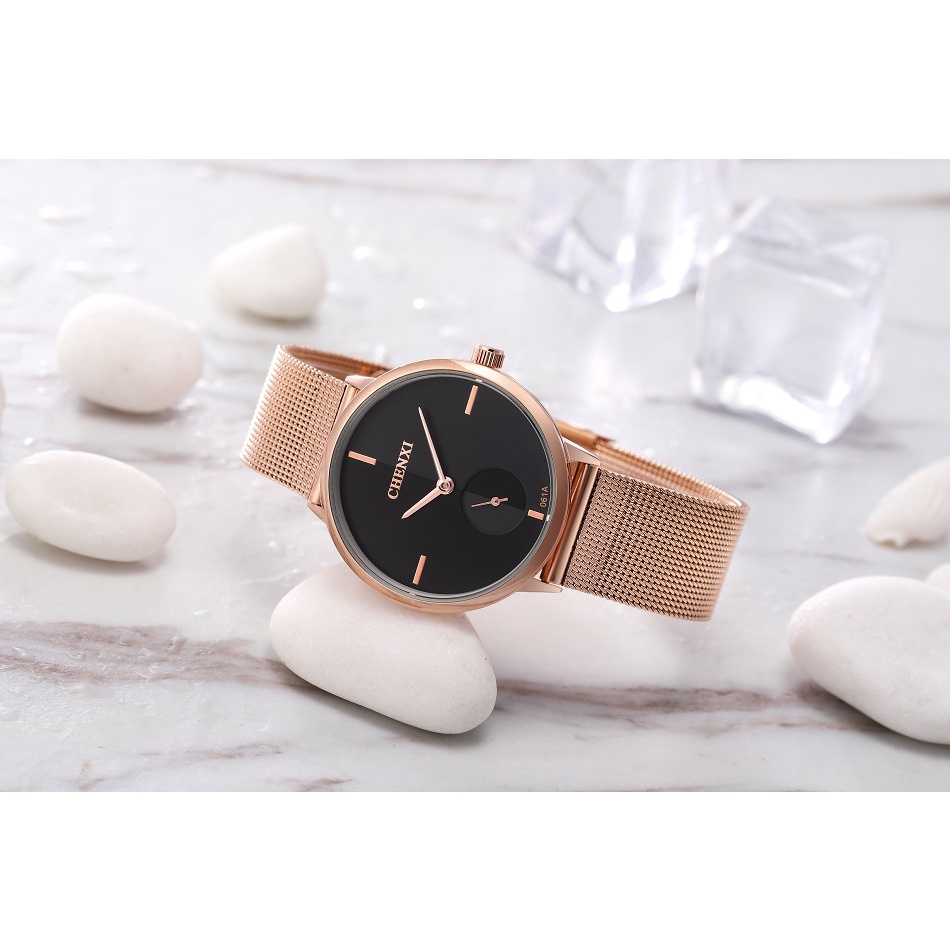 Đồng Hồ Đeo Tay CHENXI Dây Thép Siêu Mỏng Thời Trang Cho Nữ