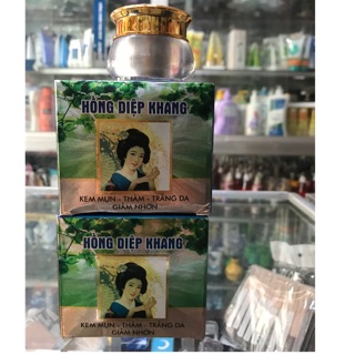Kem mụn thâm trắng da – giảm nhờn – Hồng Diệp Khang 15g