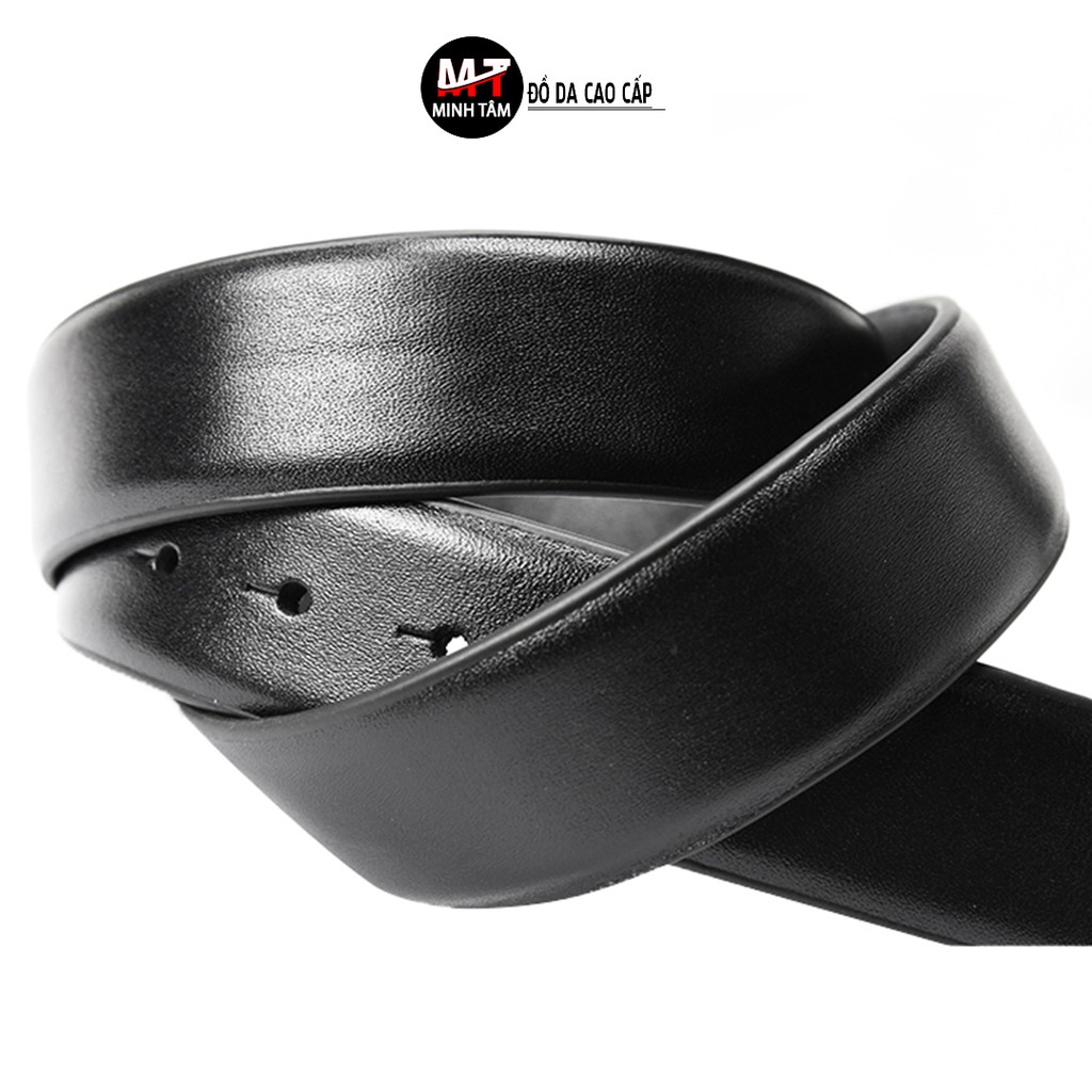 Thắt lưng nam Minh Tâm da bò , khóa kim lỗ búp MT-10H
