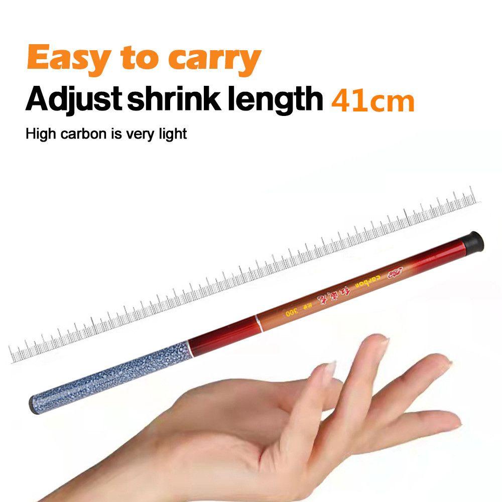 MUVAKO Cần Câu Cá Siêu Nhẹ Có Thể Thu Gọn Tiện Dụng Mang Theo Du Lịch