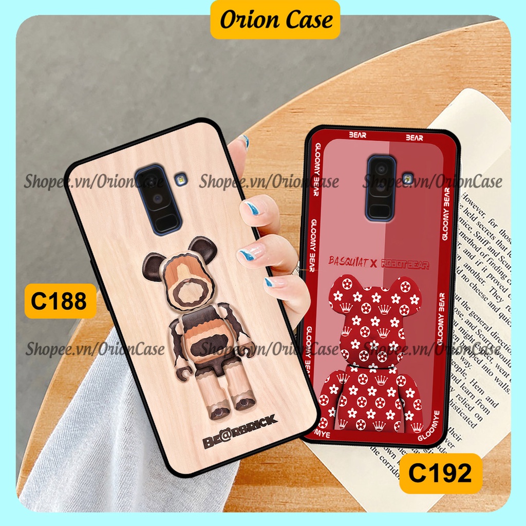 Ốp lưng Samsung A6 2018 - A6 Plus - A8 2018 - A8 Plus in hình bearbrick 3D thời trang, cá tính. ốp chống sốc, bền đẹp