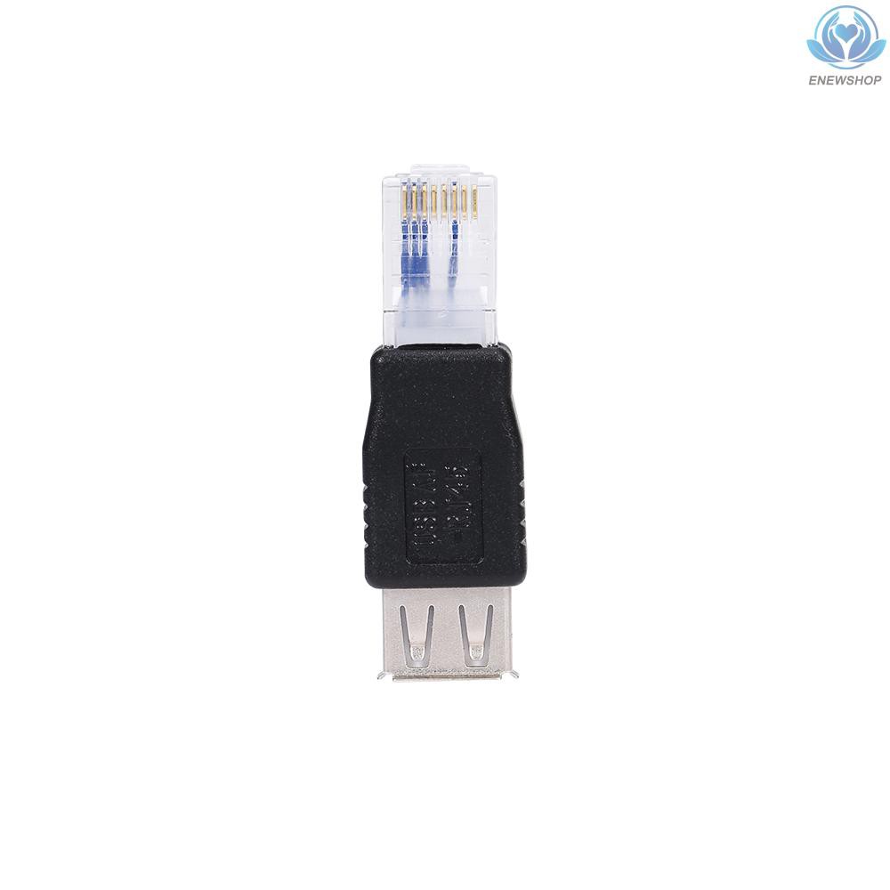 Đầu Chuyển Đổi Usb Sang Rj45 2.0 Cái Sang Ethernet Rj45 Male