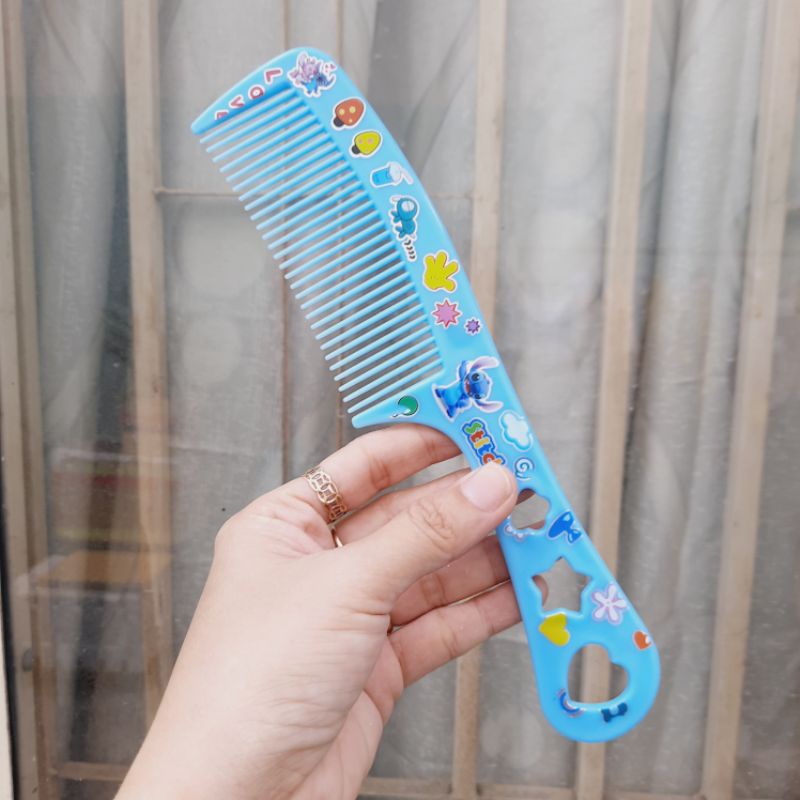 Lược chải tóc in hoạt hình 1 mặt dễ thương (dài 21cm)