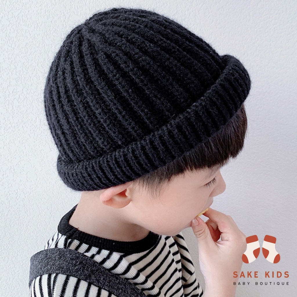 Mũ len tăm cho bé - Mũ len nhiều màu bé trai bé gái từ 1-5 tuổi chất len mềm mịn mới nhất ML10