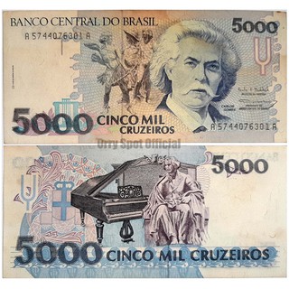 Linh kiện điện tử brazil 5000 cruzeiro in 1993