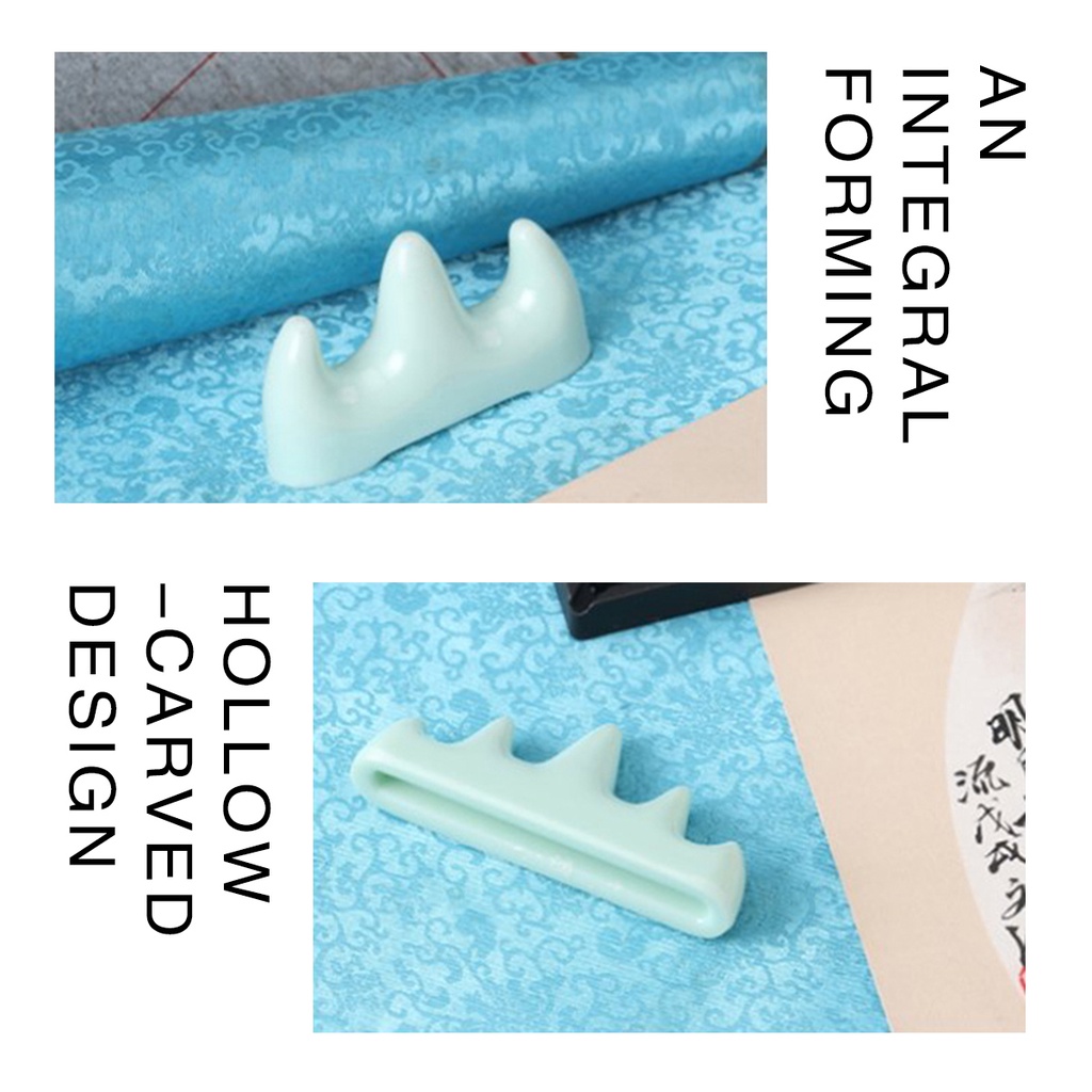 Giá Đỡ Cọ Vẽ Tranh Seamiart Hình Tảng Đá Nhân Tạo Độc Đáo