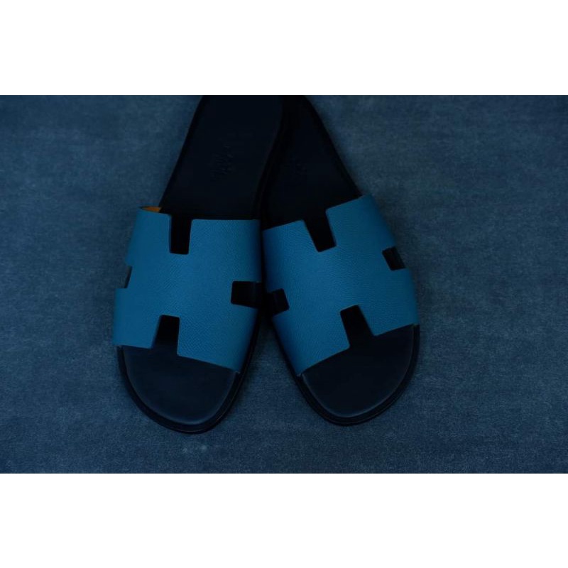 Dép HM nam da epsom pháp