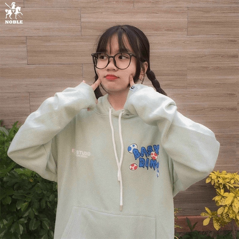 (MẪU MỚI) ÁO KHOÁC  HOODIE NỮ CÓ DÂY KÉO HỌA TIẾT KHỦNG LONG ĐẦU BỰ SIÊU CUTE HHP