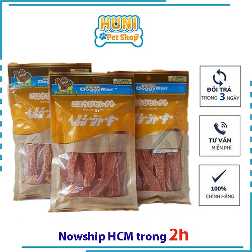 Miếng Gà Sấy Cho Chó - snack bánh thưởng cho chó Doggyman Huni petshop