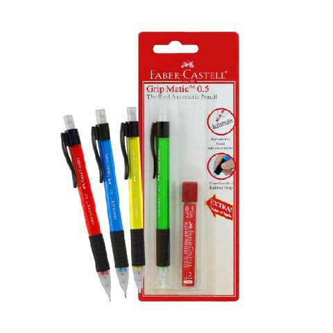 💟SALE GIÁ VỐN💟 - Bút chì bấm Grip matic ngòi 0.5 - Chính hãng Faber-Castell