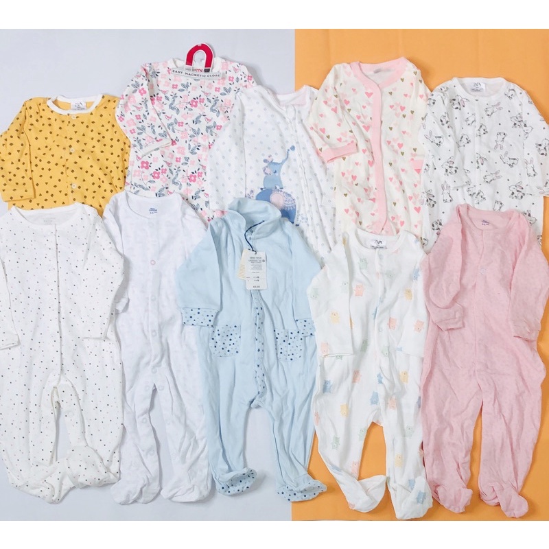 Sleepsuit hàng xuất xịn 100% cotton mềm mại size 3-24m