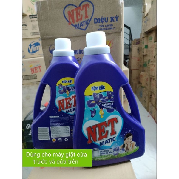Combo 3 can nước giặt Nét đậm đặc hương nước hoa Diệu kỳ 3,3kg.