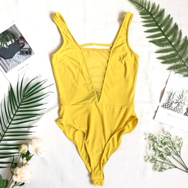 Mesh Inset Bodysuit F21