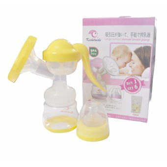 [Mã SMKB151 giảm 10% đơn 500.000Đ] Máy Hút Sữa Bằng Tay Kichilachi, GB baby, Sami Nhật Bản - Tặng Kèm 5 Túi Trữ Sữa