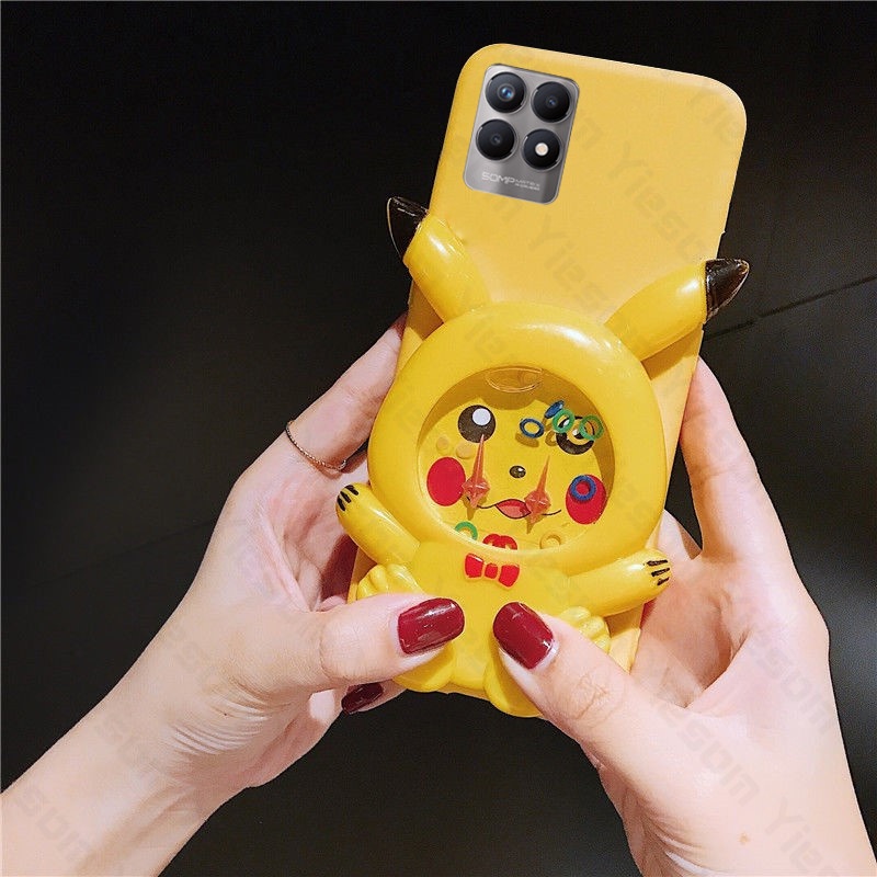 Ốp Điện Thoại Hình Chú Vịt 3D Dễ Thương Cho Realme 8i 7 5 Pro C21Y C25Y C21 C20 C17 7i C15 C12 C25 C25S