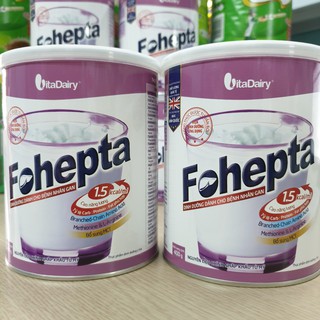 Combo 3 lon Sữa Fohepta cho người bệnh gan - 400g Date 2023
