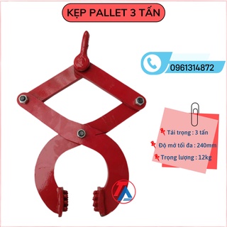 Kẹp pallet tải trọng 3 tấn - kẹp càng cua